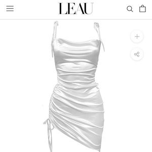 LEAU Cabo dress White